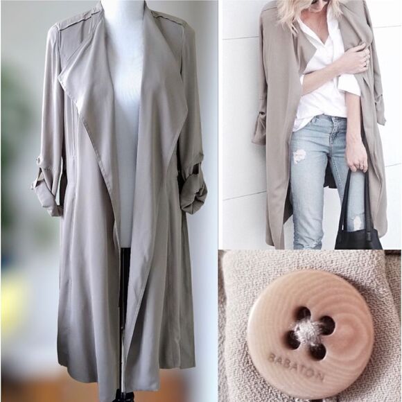 ARITZIA Babaton Quincey Trench Jacket Size S - Picture 1 of 10